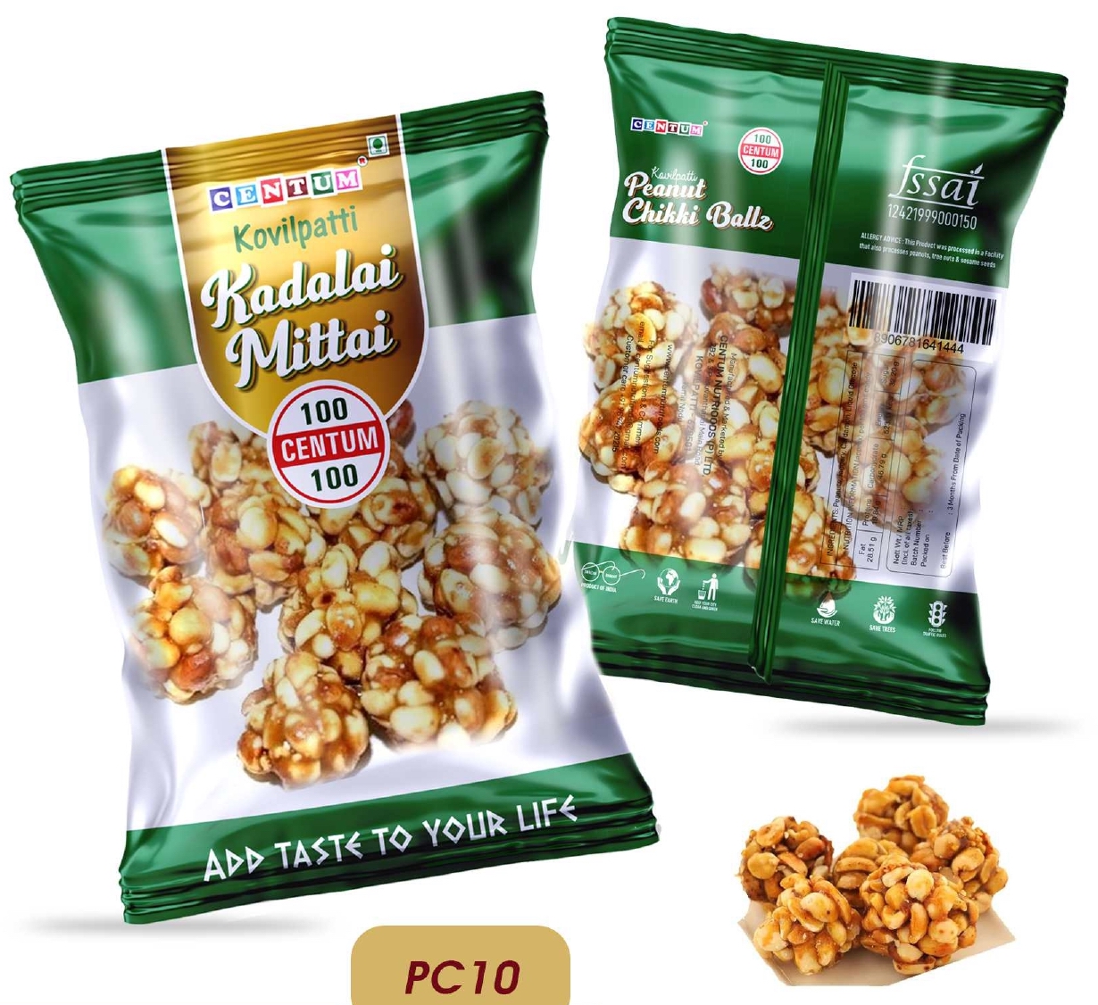 Peanut Chikki Ballz 175G